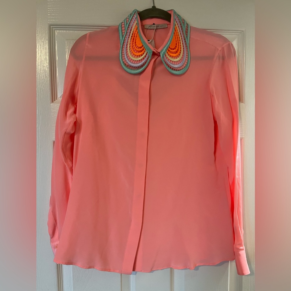 NWT Christopher Kane Silk Blouse New